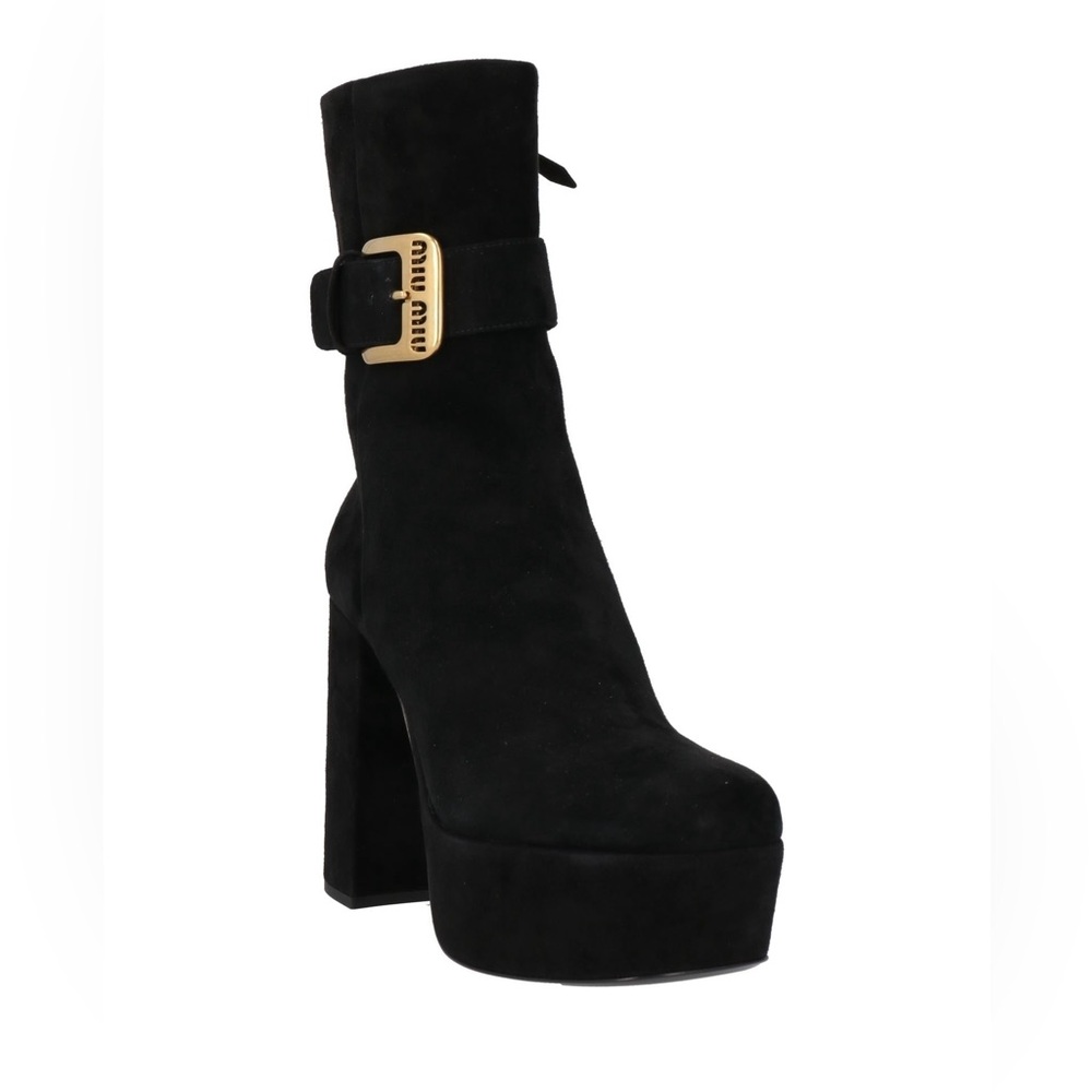 New MIU MIU Platform Ankle Boot $1,450 41